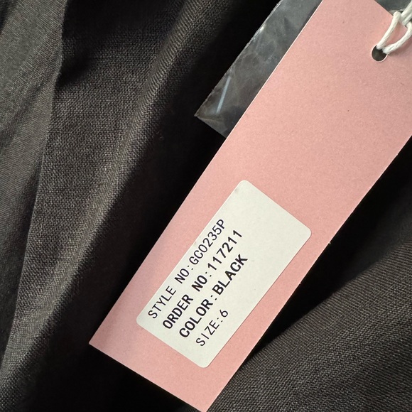 The Collective Label Black Belted Dress - Picture 8 of 8